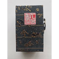 周桂珍款朱泥紫砂掇只壶_青田石印_杂成一家【7788红宝书】