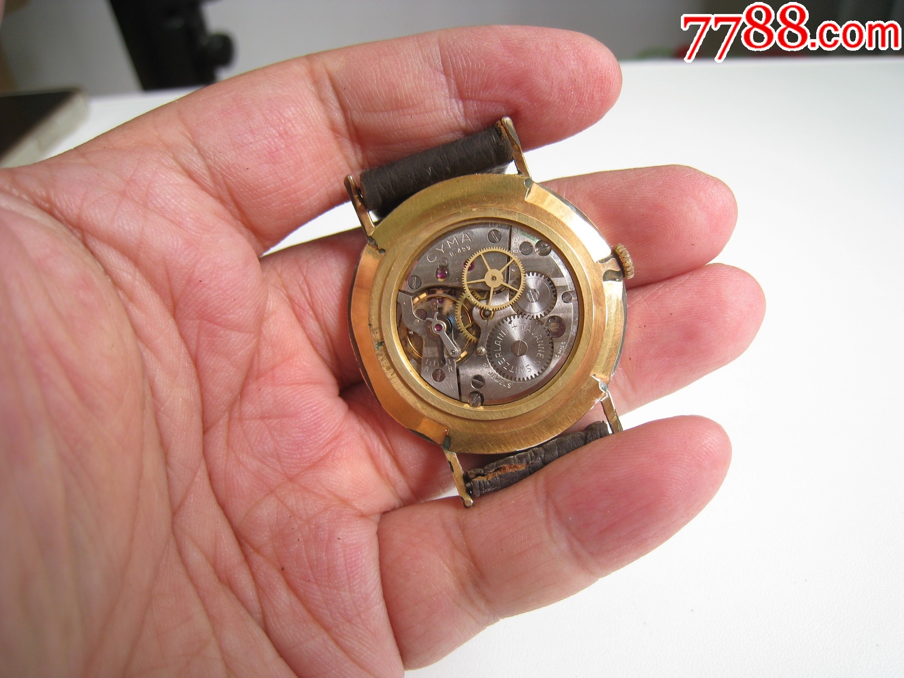 西馬外跨輪459包金瑞士表【手動(dòng)機(jī)械】男_價(jià)格360元_第9張_
