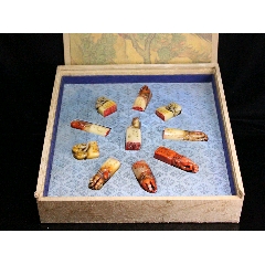 旧藏寿山石山水人物薄意随形印章(知)_寿山石印_鄂中收藏【7788旧书网】
