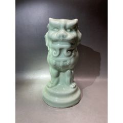 清・豆青釉 筆筒 陶瓷器・稀少珍品・置物・賞物・中国古美術 豆青釉笔筒_青白瓷/影青瓷_古月斋【7788旧书网】