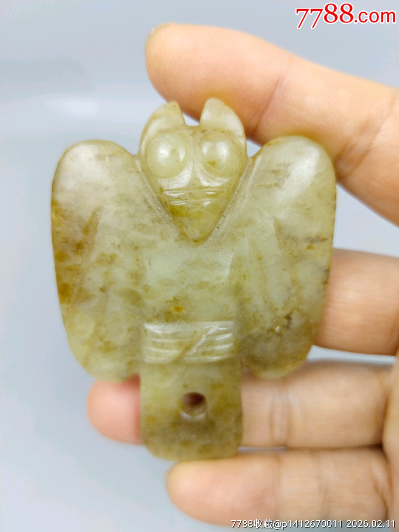 老玉器，和田玉玉梟_價(jià)格239元_第3張_7788商城__七七八八商品交易平臺(tái)(7788.com)