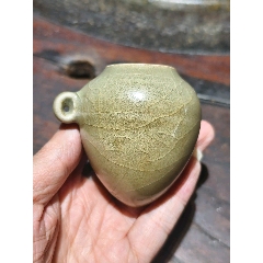 天青釉汝窑奉华款执壶古董古玩收藏瓷器文玩中式现代摆件书房博古架_