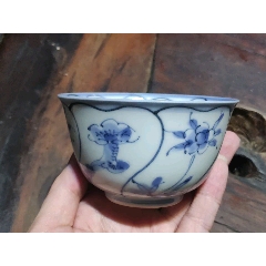 清青花缠枝莲香炉一个全品_青花瓷_姑苏城外桃花红【7788旧书网】