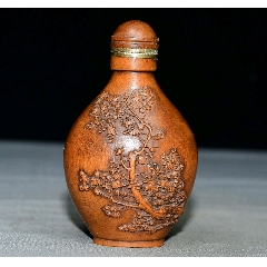 清代铜胎画珐琅鼻烟壶，_旧鼻烟壶_藏富天下【7788红宝书】
