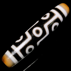 藏传爆老几百年宝瓶（保平）老天珠_天珠_天水如冰色【7788旧书网】