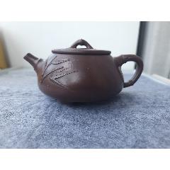 古美術　紫砂急須【荆溪惠孟臣】在銘 七十年代荆溪惠孟臣制紫砂水平壶_紫砂壶_丁一晚清民国瓷杂店【7788旧书网】