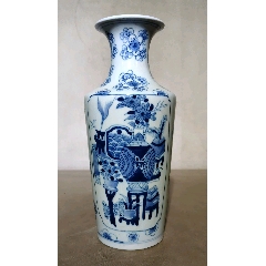 花鳥粥罐 青花粥罐_青花瓷_民俗古玩杂项一手店【7788旧书网】