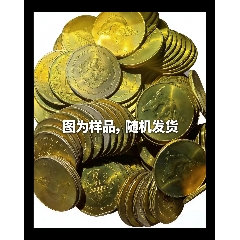 85年牛年銅章黃金萬兩，上海造幣廠黃金萬兩生肖銅章，全新未用，銅材質(zhì)