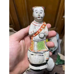 民国粉彩花鸟西瓜罐_旧瓷器_听松斋【7788旧书网】