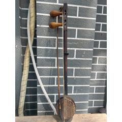 黄花梨老乐器???囚牛??蟒皮二胡』清代，黄花梨琴筒/铁力琴杆/黄杨琴轴