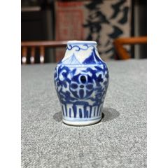 青花三喜罐2_青花瓷_集珍聚宝阁【7788旧书网】