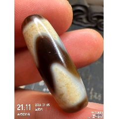藏传爆老稀有八眼老天珠_天珠_天水如冰色【7788旧书网】