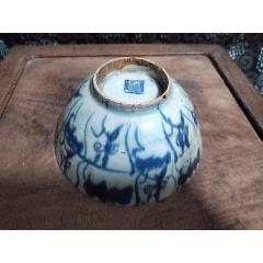 清代六方青花人物鼻烟壶_青花瓷_百老汇古玩阁【7788旧书网】