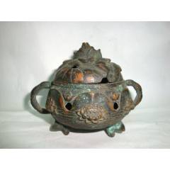 乾隆年制老铜香炉_铜炉_鑫淼祥古玩店【7788红宝书】