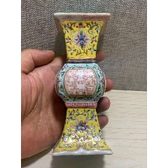 清晚名家汪永泰粉彩花鸟四系罐_旧瓷器_东亭客古玩店【7788旧书网】