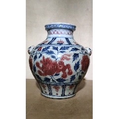 花鳥粥罐 青花粥罐_青花瓷_民俗古玩杂项一手店【7788旧书网】