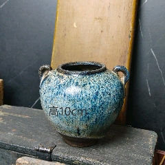 民国蓝釉盘特别少见，此器型规整，做工精美，品完好，_蓝釉瓷_小小陈