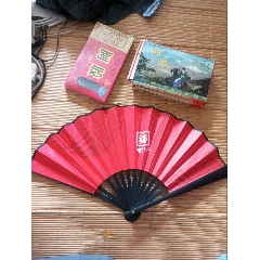 日本折扇昭和时期京都十松屋福井谨制武士扇御舞扇_其他扇子_老弄堂