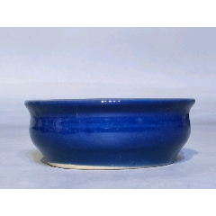 清末民国霁蓝香炉有一，费-蓝釉瓷-7788游戏卡收藏