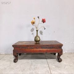 古董老黄花梨家具传世清代海南黄花梨独板平头案大条案明清家具_木桌/几