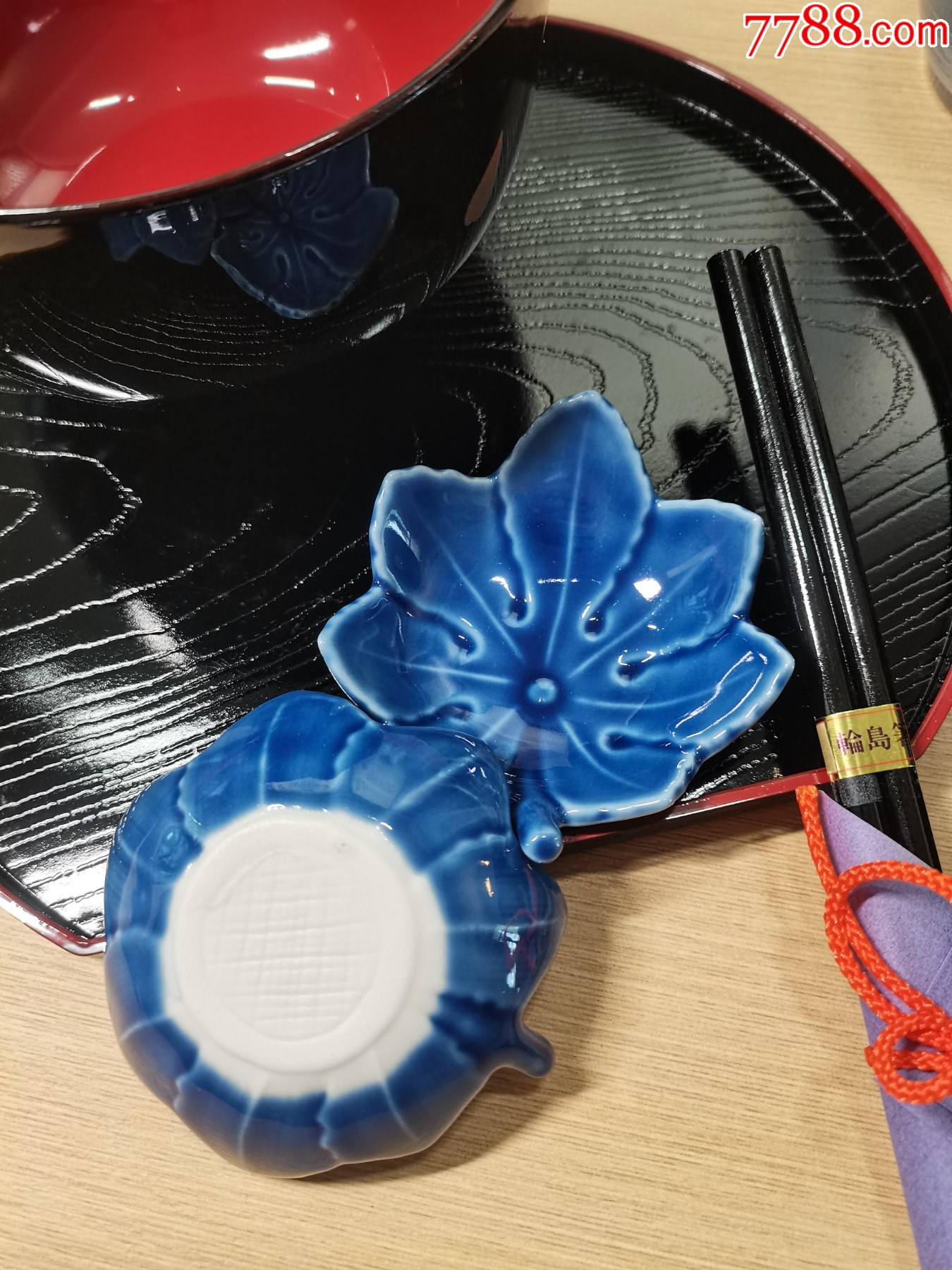 回流輪島涂樹脂漆器食具套裝（9件套，全新全品）_價格98元_第9張_7788商城__七七八八商品交易平臺(7788.com)