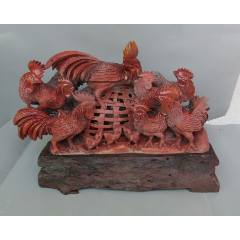 清代老寿山石白田黄印章【张照】款，尺寸2.5-2.2厘米重41.8克，包老保