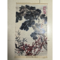 50年代杨柳青木版年画赵云截江夺阿斗_宣传画_红色纸品行【7788红宝书】