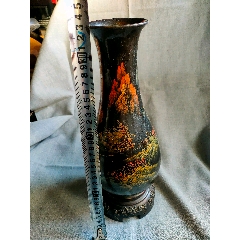 六七十年代福建产脱胎漆器---大漆花瓶（请仔细阅读商品简介！）-漆瓶