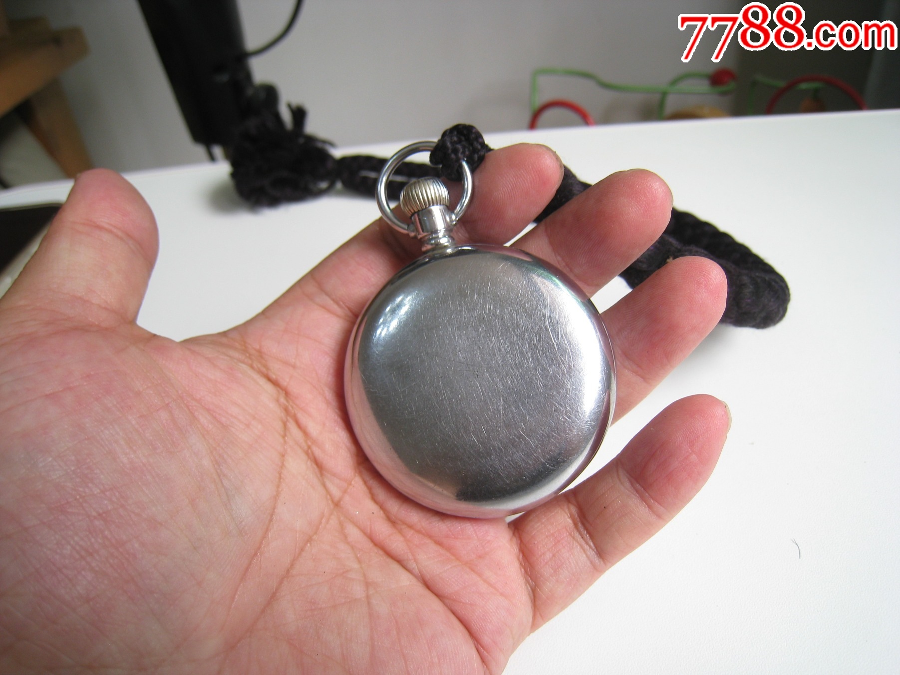 華生瓷面瑞士懷表【手動機(jī)械】男好品超大號_價(jià)格310元_第7張_