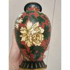 景泰蓝花瓶，铜胎掐丝珐琅工艺_其他景泰蓝/珐琅_江离阁【7788商城】
