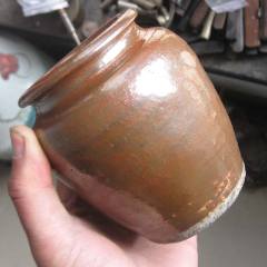 旧藏北宋钧窑紫玫红釉出戟尊尺寸：高27cm宽22.5cm_紫釉瓷_清山居【7788
