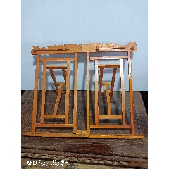古董木艺明清黄花梨老家具清代海南黄花梨书柜_木架/博古架_年年红古玩