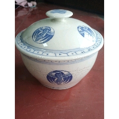 清康熙青花斗笠碗_青花瓷_复真文玩商店【7788旧书网】