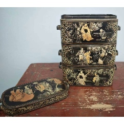 中国　漆器　木胎漆器彫　蓋物 中国 漆器 木胎漆器彫 蓋物 中国 漆器 木胎漆器彫 蓋物 中国 漆器 木胎