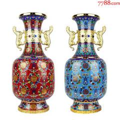 五六七铜胎掐丝珐琅彩香炉底坐品好__【7788墨盒收藏】