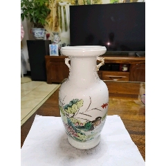 清康熙五彩人物四妃十六子图将军罐_旧瓷器_博古状元老货店【7788红宝书】