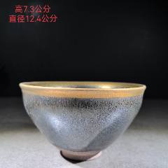 旧藏北宋钧窑葡萄紫釉四方冲天耳炉尺寸：高10.5cm宽13.5cm_花釉/窑变瓷