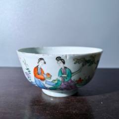 少见中国两字款七十年代玲珑瓷小茶碗九个_青花瓷_丁一晚清民国瓷杂店