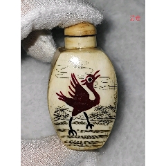 创汇时期的粉彩“无双谱人物故事”图瓷鼻烟壶_旧鼻烟壶_藏宝斋古玩艺术品