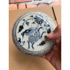 青花【缠枝莲纹罐】（有冲线）_青花瓷_路旁小店欢迎您【7788红宝书】