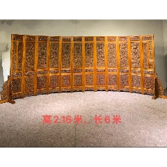 中国 稀少清代黄花梨 古董家具 古董木艺明清黄花梨老家具清代海南黄花梨书柜_木架/博古架_年年红古玩