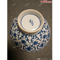明代“携琴访友”“清江泛舟”纹青花碗（精美、少）_青花瓷_万岁堂【7788红