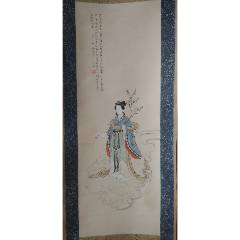 古代画人物四条屏一套_人物国画原作_书画收藏大观【7788旧书网】