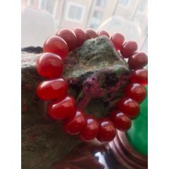 三眼老天珠_玛瑙_御雅轩【7788植绒画】