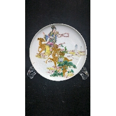 景德镇釉上彩/粉彩/琴棋书画仕女游园瓶_旧瓷器_怀旧时光古玩店【7788