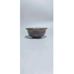 玉堂精玩款·铜胎洒金双耳香炉_铜炉_轩德收藏【7788挂历收藏】