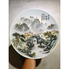 中国古美術・旧藏・古陶瓷品・手描き・粉彩・寿桃紋・瓷碗・彩繪・箱付・置物・古賞物 5185晚清寿桃纹粉彩贡盘_旧瓷器_汉唐老普古玩店【7788旧书网】