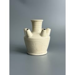 清早期德化窑白釉八方水丞水盂文房器笔洗_白瓷/青白瓷_古城老店【7788