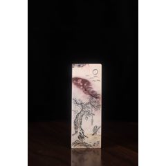 精品寿山石立体镂空人物雕刻摆件_寿山石_清风古斋【7788旧书网】
