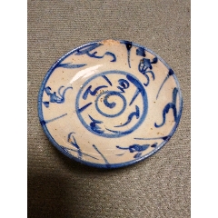 HB1308清中期双龙抢珠青花香炉_青花瓷_广东松古堂【7788旧书网】